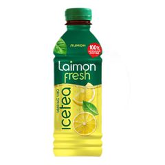 Холодный чай Laimon Fresh 0,5л\12шт Черный чай со вкусом лимона пэт\бутылка