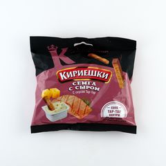 Сухарики Кириешки 60гр+25гр\30шт Сыр и семга с соусом Тар-Тар 
