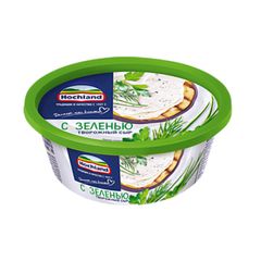 Сыр Хохланд 140гр\ творожный с зеленью 