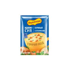Суп-крем Роллтон 21гр\36шт Куриный с сухариками 