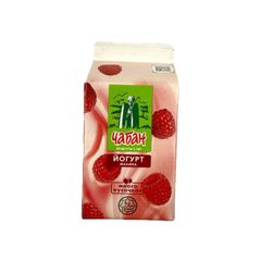 Йогурт Чабан 430гр\ со вкусом малины 1.6%  тетра-пак