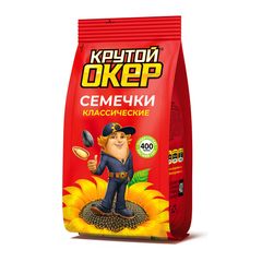 Семечки Крутой Окер 400гр\12шт Классические 