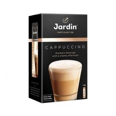Кофе Jardin 144гр\10шт Cappuccino, в пакетиках 8шт Коробка