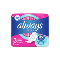 Прокладки Always 8шт\ Ultra Жен гиг Super Plus Single 