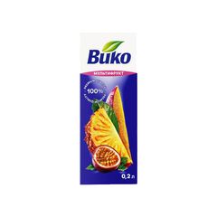 Сок Вико 200мл\15шт Мультифрукт нектар TBA slim