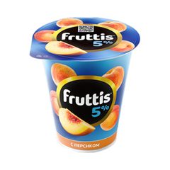 Продукт йогуртный Фруттис 290гр\ 5% С персиком (ЗМЖ) 