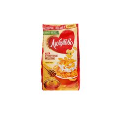 Завтрак сухой  Любятово 250гр\9шт Хлопья кукурузные медовые 