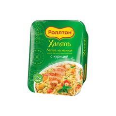 Лапша Роллтон 90гр\24шт Лагманная с курицей Халяль 