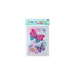 Игрушка  \ Алмазная мозаика «Бабочки» 17.5×24 см 