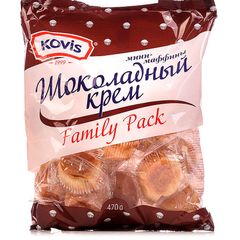 Мини-маффины Kovis 500гр\6шт Шоколадный крем 