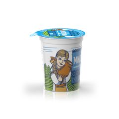 Продукт сметанный Милёнка 400гр\12шт 20% (ЗМЖ) стакан