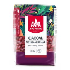 Фасоль Агро-Альянс 450гр\8шт красная 