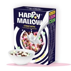 Завтрак сухой  HAPPY MALLOW 240гр\10шт СМЕШАРИКИ с мершмелоу HM-4-5 