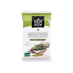 Чипсы-Нори Sen Soy 4,5гр\18шт из мор. капусты Olive  