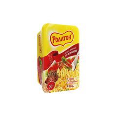 Лапша Роллтон 90гр\24шт По-Домашнему Говядина 