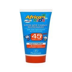 Крем Floresan 50мл\15шт Africa kids д/чувств. кожи,водост., f411, spf 45 