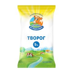 Творог Коровка из Кореновки 180гр\12шт 5%  