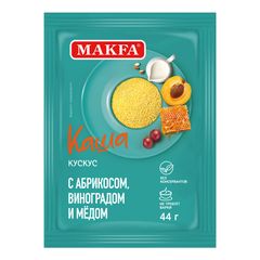 Каша Макфа 44гр\15шт Кускус с абрикосом, виноградом и медом  (РАСПРОДАЖ 