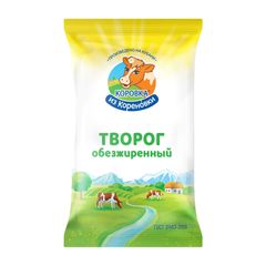 Творог Коровка из Кореновки 180гр\12шт обезжиренный 0% 