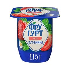 Йогурт  ФруГурт 115гр\12шт Клубника 
