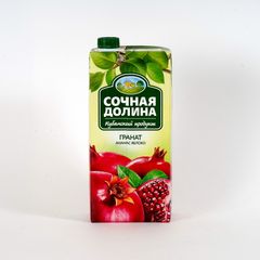 Сок Сочная Долина 950мл\12шт Гранат ананас и яблоко ССН TBA slim