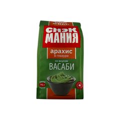 Арахис СНЭК МАНИЯ 75гр\ В глазуре со вкусом "Васаби" м/у