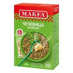 Чечевица Макфа 400гр\9шт Зеленая (РАСПРОДАЖА) 