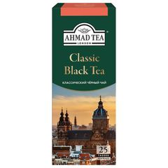 Чай Ahmad Tea 25пак\12шт черный "Классический" пакетики с ярлычками 