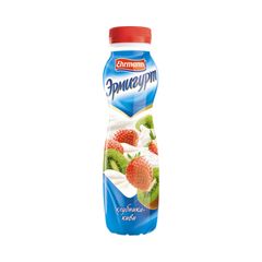 Йогурт Эрмигурт 290гр\ Клубника-киви 1,2% бут.