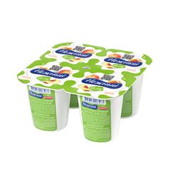 Продукт йогуртный Нежный 95гр\  0,1% С соком персика (ЗМЖ) 