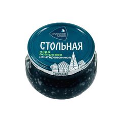 Аналог икры Русское море 230гр\6шт имитир. осетровая Стольная 