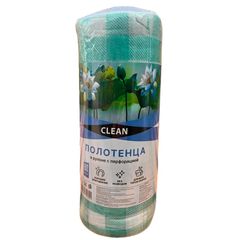 Полотенце CLEAN \15шт Универсальные (зелёный) 