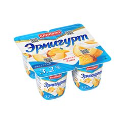 Продукт йогуртный Эрмигурт 100гр\ Ананас-дыня 3.2% (ЗМЖ) 