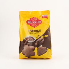 Пряники Яшкино 355гр\8шт шоколадные 