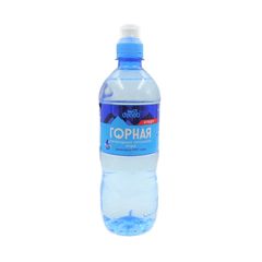 Вода Горная 0,6л\12шт питьевая  спортлоток