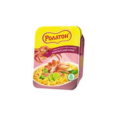Лапша Роллтон 90гр\24шт со вкусом Камчатского краба 