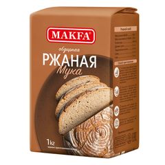 Мука Макфа 1кг\8шт ржаная обдирная 