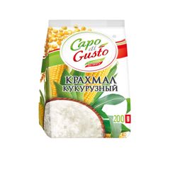 Крахмал Capo di Gusto 200гр\40шт Кукурузный дой-пак