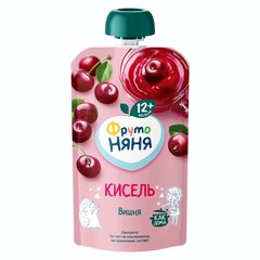 Кисель Фруто Няня 130гр\12шт "Клубника и Малина" 