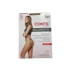 Колготки женские Conte \96шт 15ден Balance natural р.3 м/у