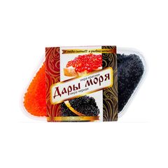 Аналог икры Дары Моря 200гр\16шт красн. и черн. 