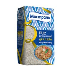 Рис Мистраль 500гр\12шт круглозерный для плова по-домашнему 