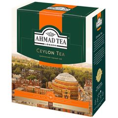 Чай Ahmad Tea 100пак\8шт Цейлонский чай с ярлычками в конв. из фольги 