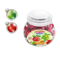 Жевательная резинка Candy Lab 10гр\50шт  с кислой начинкой"Дуй пузырь! яблоко" 