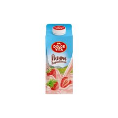 Йогурт Дольче Вита 900мл\6шт 2,5% Клубника 