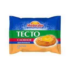 Тесто Морозко 400гр\18шт слоеное бездрожжевое 