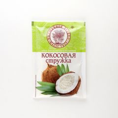 Кокосовая стружка Волшебное дерево 40гр\25шт Белая 