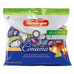 Конфеты Победа вкуса 200гр\18шт "Соната" без сахара 561 