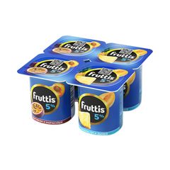 Продукт йогуртный Фруттис 115гр\ 5% С маракуйей и персиком/с ананасом и дыней (ЗМЖ) 