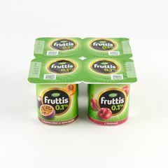 Продукт йогуртный Фруттис 110гр\  0,1% Маракуйя-персик/Вишня (ЗМЖ) 